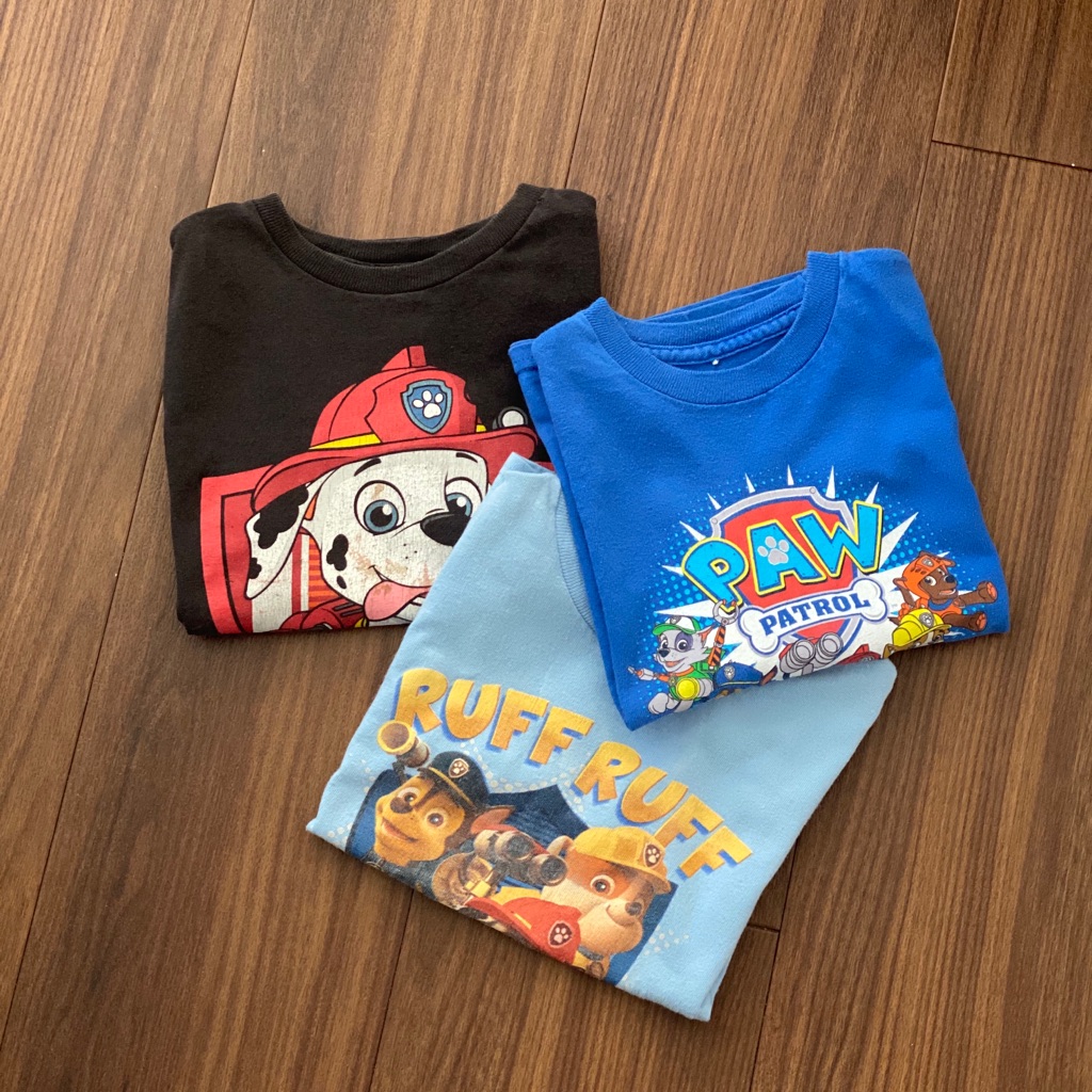 Paw Patrol Tees 3 Tees Included Paw Patrol Tees 3 Tees Included